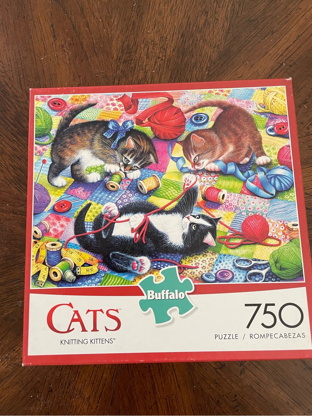 Cats Knitting Kittens 750-Piece Puzzle